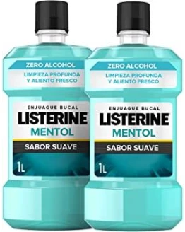 Foto de portada de Listerine Enjuage Bucal Mentol Pack de 2