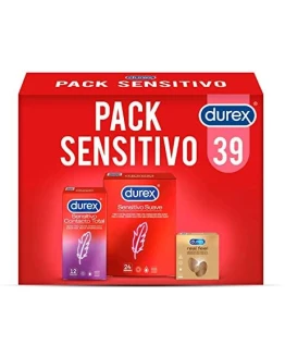 Durex Pack 39 Preservativos Sensitivo Foto de portada de Durex Pack 39 Preservativos Sensitivo