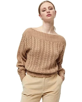 Jersey Mujer Raquel Knit Boatneck Foto de portada de Jersey Mujer Raquel Knit Boatneck