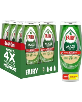 Fairy Maxi Poder Lavavajillas Liquido a Mano