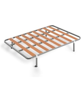 HOGAR24 ES | Somier Básico de Láminas de Madera | Estructura de Tubos de Acero de 30×30 mm | Medida: 150×190 cm | Incluye Juego de Patas de 26 cm | Ruedas en 2 Patas para un Mejor Desplazamiento Foto de portada de HOGAR24 ES | Somier Básico de Láminas de Madera | Estructura de Tubos de Acero de 30x30 mm | Medida: 150x190 cm | Incluye Juego de Patas de 26 cm | Ruedas en 2 Patas para un Mejor Desplazamiento