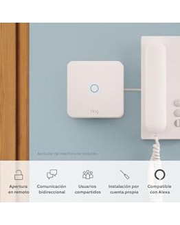 Foto de portada de Ring Intercom de Amazon | Actualización para interfonos, apertura en remoto, compatible con Alexa, comunicación bidireccional (se requiere un interfono compatible)