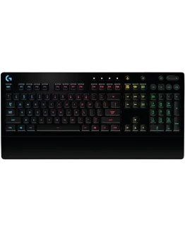 Logitech G213 Prodigy Teclado Gaming con Reposamuñecas, RGB LIGHTSYNC, Teclas Retroiluminadas y Personalizables, Resistente a Salpicaduras, Controles Multimedia Dedicados, Disposición QWERTY ES Foto de portada de Logitech G213 Prodigy Teclado Gaming con Reposamuñecas, RGB LIGHTSYNC, Teclas Retroiluminadas y Personalizables, Resistente a Salpicaduras, Controles Multimedia Dedicados, Disposición QWERTY ES