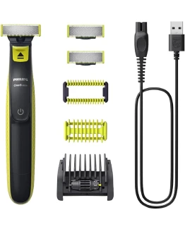 La auténtica Philips OneBlade, Recortadora de Barba y Corporal, Afeitadora Eléctrica Hombre, Depilación masculina, 3 Cuchillas, 5 Longitudes, Kit para Cuerpo, En Seco y Húmedo, Recargable, QP2824/30 Foto de portada de La auténtica Philips OneBlade, Recortadora de Barba y Corporal, Afeitadora Eléctrica Hombre, Depilación masculina, 3 Cuchillas, 5 Longitudes, Kit para Cuerpo, En Seco y Húmedo, Recargable, QP2824/30