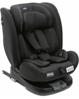 Foto de portada de Chicco Unico Evo I'Size Classic, Silla de Coche ISOFIX para Bebés y Niños de 40 a 150 cm, Grupo 0123 desde Recién Nacido hasta 12 Años, Giratoria 360º, Reductor, Ajustable y Protección Lateral, Negra