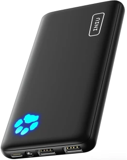INIU Power Bank, Slimmest USB C Triple 3A de Alta Velocidad 10000mAh Bateria Externa, Bateria Portatil con Linterna para iPhone 15 14 13 12 11 X Pro MAX Samsung S22 S21 S20 iPad Tablet Airpods etc Foto de portada de INIU Power Bank, Slimmest USB C Triple 3A de Alta Velocidad 10000mAh Bateria Externa, Bateria Portatil con Linterna para iPhone 15 14 13 12 11 X Pro MAX Samsung S22 S21 S20 iPad Tablet Airpods etc
