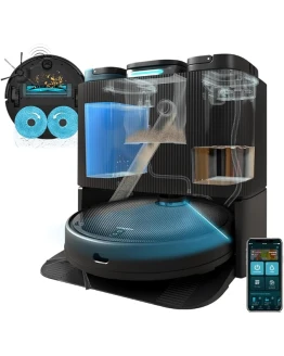 Cecotec Robot Aspirador y Friegasuelos Conga 11090 Spin Revolution Home&Wash con Base de Autovaciado, Motor de Succión 4000 Pa Foto de portada de Cecotec Robot Aspirador y Friegasuelos Conga 11090 Spin Revolution Home&Wash con Base de Autovaciado, Motor de Succión 4000 Pa
