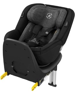 Foto de portada de Maxi-Cosi Mica, Silla de Coche Giratoria 360° ISOFIX, 0 meses - 4 años, Silla Coche I-size 0+/1, Reclinable y Contramarcha, Ajustable en Altura, con Reductor para Recién Nacido, Authentic Black