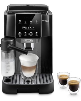 Foto de portada de De'Longhi Magnifica Start ECAM220.60.BG, Cafetera Automática con LatteCrema Hot, Cafetera Espresso de Grano a Taza con 4 Recetas de Un Solo Toque, Panel de Control de Tacto Suave, 1450W, Negro