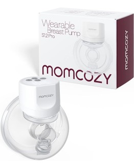 Foto de portada de Momcozy Sacaleches Electricos S12 Pro, Bomba de Manos Libres con Cómoda Brida de Doble Sellado, 3 Modos y 9 Niveles Extractor de Leche Eléctrico Portátil para un Fácil Bombeo, 24 mm