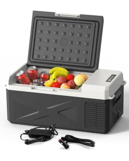 OMISOON 15.6L Nevera Portatil Electrica con Modo ECO, Nevera de Compresor Portátil Eléctrica, Refrigerador de Coche 12/24V DC, -20°C a 20°C para Hogar, Camping, Viajes Foto de portada de OMISOON 15.6L Nevera Portatil Electrica con Modo ECO, Nevera de Compresor Portátil Eléctrica, Refrigerador de Coche 12/24V DC, -20°C a 20°C para Hogar, Camping, Viajes
