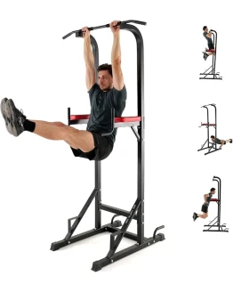 ISE Maquina Dominadas, Estación de Musculación, Torre de Gimnasio Entrenamiento Multifuncional, Multiestación con Barra de Dominadas Fitness, Power Tower de Pull-up, Ejercicio Fuerza Gimnasia Foto de portada de ISE Maquina Dominadas, Estación de Musculación, Torre de Gimnasio Entrenamiento Multifuncional, Multiestación con Barra de Dominadas Fitness, Power Tower de Pull-up, Ejercicio Fuerza Gimnasia