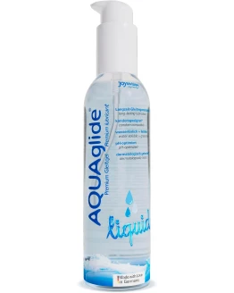 JOYDIVISION AQUAglide liquid lubricante 250ml, lubricante a base de agua y extra líquido, compatible con preservativos de látex Foto de portada de JOYDIVISION AQUAglide liquid lubricante 250ml, lubricante a base de agua y extra líquido, compatible con preservativos de látex