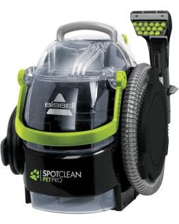 Foto de portada de BISSELL SpotClean Pet Pro , Aspiradora de Agua Manchas de Mascotas , Ideal para Escaleras, Tapicería, Alfombras y Coche , Incluye Accesorios , Con Motor Potente 750W , 84dB , 15585