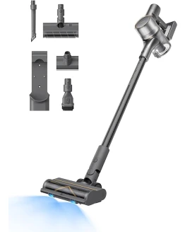 dreame R20 Aspirador inalámbrico, Succión Potente 190 AW, Funcionamiento 90 min, Detección de Suciedad, Pantalla LED, Luces LED Azules, Diseño antienredos, para hogar, Pelo Mascotas, Alfombras Foto de portada de dreame R20 Aspirador inalámbrico, Succión Potente 190 AW, Funcionamiento 90 min, Detección de Suciedad, Pantalla LED, Luces LED Azules, Diseño antienredos, para hogar, Pelo Mascotas, Alfombras