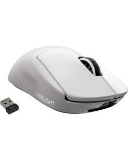 Logitech G PRO X SUPERLIGHT Ratón Gaming Inalámbrico, Captor HERO 25K, 25,600 DPI, Ultraligero con 63g, Peso Reducido, 5 Botones Programables, Batería Larga Duración, PC/Mac – Blanco Foto de portada de Logitech G PRO X SUPERLIGHT Ratón Gaming Inalámbrico, Captor HERO 25K, 25,600 DPI, Ultraligero con 63g, Peso Reducido, 5 Botones Programables, Batería Larga Duración, PC/Mac - Blanco