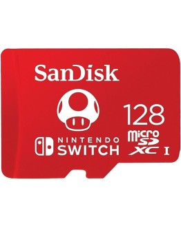 SanDisk 128 GB microSDXC Tarjeta de memoria para Nintendo Switch, hasta 100 MB/s UHS-I Class 10 U3 Foto de portada de SanDisk 128 GB microSDXC Tarjeta de memoria para Nintendo Switch, hasta 100 MB/s UHS-I Class 10 U3