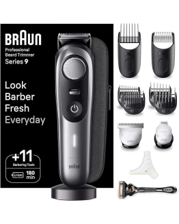Braun Series 9 Recortadora de Barba, Máquina de Cortar Pelo, Cortapelos Hombre Profesional con Accesorios De Barbero Y 180 Minutos De Autonomía, BT9440 Foto de portada de Braun Series 9 Recortadora de Barba, Máquina de Cortar Pelo, Cortapelos Hombre Profesional con Accesorios De Barbero Y 180 Minutos De Autonomía, BT9440