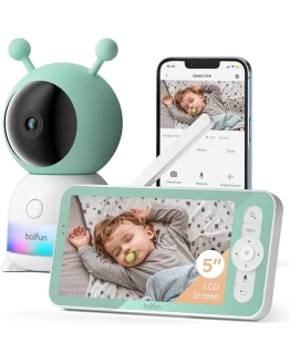 BOIFUN 2K 5″ Camara Vigilancia Bebe con App Movil, Rotación Panorámica de 360°, Luz Nocturna Colorida, Monitoreo de Movimiento y Seguimiento Automático, Alarma de Área Personalizada, Zoom 4X, VOX Foto de portada de BOIFUN 2K 5" Camara Vigilancia Bebe con App Movil, Rotación Panorámica de 360°, Luz Nocturna Colorida, Monitoreo de Movimiento y Seguimiento Automático, Alarma de Área Personalizada, Zoom 4X, VOX