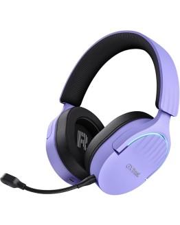 Trust Gaming GXT 491P Fayzo Cascos Gaming Inalámbricos Bluetooth + 2.4 GHz, 7.1 Sonido Envolvente, Batería de 22 Horas, Auriculares Inalámbricos RGB Over-Ear PC PS5 PS4 Switch – Morado Foto de portada de Trust Gaming GXT 491P Fayzo Cascos Gaming Inalámbricos Bluetooth + 2.4 GHz, 7.1 Sonido Envolvente, Batería de 22 Horas, Auriculares Inalámbricos RGB Over-Ear PC PS5 PS4 Switch - Morado