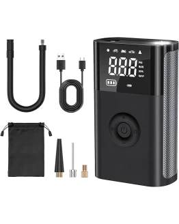 CaRSun Compresor Aire Portatil,150PSI Compresor Aire Coche,Batería Recargable Mini Inflador Ruedas Coche con Manómetro,Inflador Electrico para Coches, Motos, Bicicletas, Anillo de Natación, Etc. Foto de portada de CaRSun Compresor Aire Portatil,150PSI Compresor Aire Coche,Batería Recargable Mini Inflador Ruedas Coche con Manómetro,Inflador Electrico para Coches, Motos, Bicicletas, Anillo de Natación, Etc.