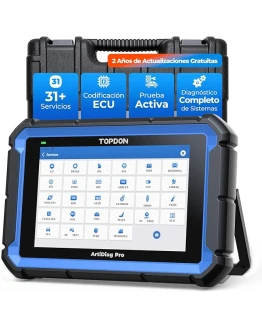 TOPDON ArtiDiag Pro OBD2 Diagnosis Coche Multimarca, ECU/Codificación en Línea, Control bidireccional/Pruebas Activas, 31 Servicios de Mantenimiento, Escáner de Diagnóstico para Todos Los Sistemas Foto de portada de TOPDON ArtiDiag Pro OBD2 Diagnosis Coche Multimarca, ECU/Codificación en Línea, Control bidireccional/Pruebas Activas, 31 Servicios de Mantenimiento, Escáner de Diagnóstico para Todos Los Sistemas