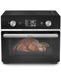 Moulinex Easy Fry Air Fryer Oven 20 L- Horno y freidora de aire, 20 L de capacidad, ahorra hasta un 70 % de energía, 10 programas automáticos, tecnología Extra Crisp, pantalla digital, negra, AL6058 Foto de portada de Moulinex Easy Fry Air Fryer Oven 20 L- Horno y freidora de aire, 20 L de capacidad, ahorra hasta un 70 % de energía, 10 programas automáticos, tecnología Extra Crisp, pantalla digital, negra, AL6058