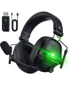 WESEARY WG2 Cascos Gaming Inalambricos, Auriculares Gaming Inalambricos de 2.4G para PS5, PS4, PC, Switch, Sonido Estéreo 7.1 Auriculares con Microfono, Cascos PS5 con Luz RGB, Duración 50Hr+ Foto de portada de WESEARY WG2 Cascos Gaming Inalambricos, Auriculares Gaming Inalambricos de 2.4G para PS5, PS4, PC, Switch, Sonido Estéreo 7.1 Auriculares con Microfono, Cascos PS5 con Luz RGB, Duración 50Hr+