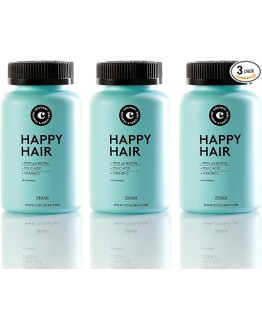 Foto de portada de COCUNAT - Happy Hair Pack 3 Meses - Vitaminas para Favorecer Crecimiento del Cabello - Fortalece, Estimula el Crecimiento y Previene la Caída - Cabello Fuerte y Denso - Biotina 5.000 mcg - 180 uds.