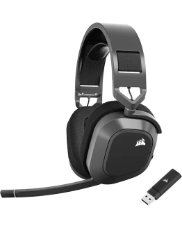 Corsair HS80 MAX Wireless Auriculares para Juegos Multiplataforma con Bluetooth – Dolby Atmos – Micrófono de Calidad Broadcast – Compatible con iCUE – PC, Mac, PS5, PS4, Móvil – Gris Acero Foto de portada de Corsair HS80 MAX Wireless Auriculares para Juegos Multiplataforma con Bluetooth - Dolby Atmos - Micrófono de Calidad Broadcast - Compatible con iCUE - PC, Mac, PS5, PS4, Móvil - Gris Acero