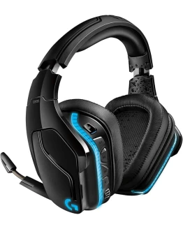 Logitech G935 Auriculares RGB inalámbricos Gaming, sonido envolvente 7.1, DTS Headphone:X 2.0, transductores PRO-G de 50 mm, 2,4 GHz inalámbricos, Micrófono volteable para silenciar, PC Foto de portada de Logitech G935 Auriculares RGB inalámbricos Gaming, sonido envolvente 7.1, DTS Headphone:X 2.0, transductores PRO-G de 50 mm, 2,4 GHz inalámbricos, Micrófono volteable para silenciar, PC