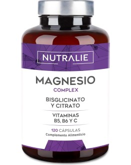 Citrato de Magnesio 1545mg + Magnesio Bisglicinato 600mg – Reduce Cansancio y Fatiga, Alivia Dolor Articulaciones y Músculos – Magnesium Alta Biodisponibilidad |120 Cápsulas Nutralie Foto de portada de Citrato de Magnesio 1545mg + Magnesio Bisglicinato 600mg - Reduce Cansancio y Fatiga, Alivia Dolor Articulaciones y Músculos - Magnesium Alta Biodisponibilidad |120 Cápsulas Nutralie