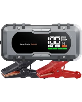 Arrancador de Coches 6000A,12V Arrancador de baterias de Coche, 65W Carga Rápida(Todo vehículo de Gasolina o 12L de Diesel) Jump Starter Portatil con Cable Extendidos,Gran Pantalla y Linterna LED Foto de portada de Arrancador de Coches 6000A,12V Arrancador de baterias de Coche, 65W Carga Rápida(Todo vehículo de Gasolina o 12L de Diesel) Jump Starter Portatil con Cable Extendidos,Gran Pantalla y Linterna LED