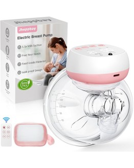 Jheppbay Sacaleches Electricos Manos Libres – Extractor de Leche Materna Portátil con y Control Remoto, Sin BPA, Función de Memoria, 12 Niveles y 3 Modos, 1 Pieza Foto de portada de Jheppbay Sacaleches Electricos Manos Libres - Extractor de Leche Materna Portátil con y Control Remoto, Sin BPA, Función de Memoria, 12 Niveles y 3 Modos, 1 Pieza