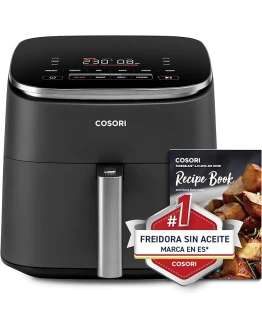 Foto de portada de COSORI Freidora de Aire Turbo Blaze™ 6L, Air Fryer 46% Más Rápida con Motor DC, Freidora sin Aceite 9 en 1, con 117 Recetas de Chef, Apta para Lavavajillas, Freír, Hornear, Asar, Deshidratar, 1725W