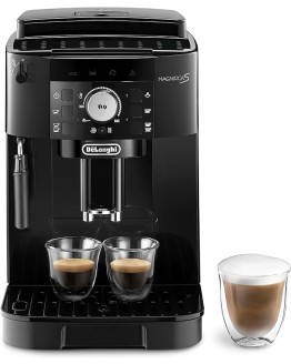 De’Longhi Magnifica S ECAM11.112.B, Cafetera Superautomática con Boquilla para Leche, Cafetera Espresso del Grano a la Taza con 2 Recetas One-Touch, Panel de Control Soft-Touch, 1450W, Negro Foto de portada de De'Longhi Magnifica S ECAM11.112.B, Cafetera Superautomática con Boquilla para Leche, Cafetera Espresso del Grano a la Taza con 2 Recetas One-Touch, Panel de Control Soft-Touch, 1450W, Negro
