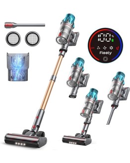 45kPa/550w/60Min Aspiradora sin Cable Potente Escoba Aspiradora Vertical sin Cable Aspirador Escoba Antienreda con 7 etapas filtradas LED Pantalla Táctil para Suelo/Alfombra, Recargable de Pared, 1.5L Foto de portada de 45kPa/550w/60Min Aspiradora sin Cable Potente Escoba Aspiradora Vertical sin Cable Aspirador Escoba Antienreda con 7 etapas filtradas LED Pantalla Táctil para Suelo/Alfombra, Recargable de Pared, 1.5L
