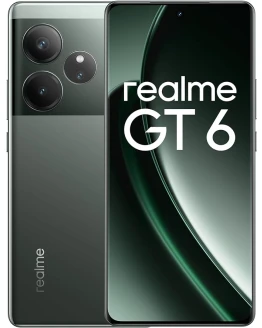 realme GT 6 5G Teléfono Móvil 12+256 GB,Procesador Snapdragon® 8s de 3.ªgeneración,Pantalla ultrabrillante de 6000 nits,Cámara Sony LYT-808 con OIS,Carga SUPERVOOC de 120 W,Verde, sin Adaptador Foto de portada de realme GT 6 5G Teléfono Móvil 12+256 GB,Procesador Snapdragon® 8s de 3.ªgeneración,Pantalla ultrabrillante de 6000 nits,Cámara Sony LYT-808 con OIS,Carga SUPERVOOC de 120 W,Verde, sin Adaptador