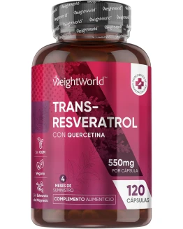 Trans Resveratrol con Quercetina 550mg – 120 Cápsulas – Fuente Natural de Antioxidantes de 98% de Knotweed Japonés y Sophora Japonica – 4 Meses de Suministro – Apto para Veganos y Sin Gluten Foto de portada de Trans Resveratrol con Quercetina 550mg - 120 Cápsulas - Fuente Natural de Antioxidantes de 98% de Knotweed Japonés y Sophora Japonica - 4 Meses de Suministro - Apto para Veganos y Sin Gluten