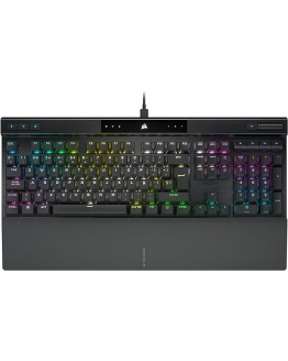 Corsair K70 RGB PRO Teclado Mecánico para Juegos con Cable (Teclas CHERRY MX RGB Red, Sondeo Avanzado de 8.000 Hz, Teclas de Policarbonato, Reposamuñecas Suave) QWERTY, ES – Negro Foto de portada de Corsair K70 RGB PRO Teclado Mecánico para Juegos con Cable (Teclas CHERRY MX RGB Red, Sondeo Avanzado de 8.000 Hz, Teclas de Policarbonato, Reposamuñecas Suave) QWERTY, ES - Negro