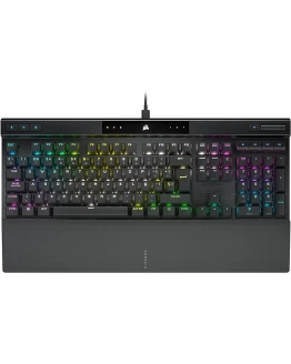 Corsair K70 RGB PRO Teclado Mecánico para Juegos con Cable (Teclas CHERRY MX RGB Red, Sondeo Avanzado de 8.000 Hz, Teclas de Policarbonato, Reposamuñecas Suave) QWERTY, ES – Negro Foto de portada de Corsair K70 RGB PRO Teclado Mecánico para Juegos con Cable (Teclas CHERRY MX RGB Red, Sondeo Avanzado de 8.000 Hz, Teclas de Policarbonato, Reposamuñecas Suave) QWERTY, ES - Negro