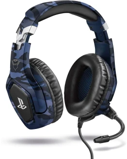 Trust Gaming Cascos PS4 y PS5 Auriculares de Gaming GXT 488 Forze-B, Licencia Oficial para Playstation, Micrófono Plegable, Altavoces Activos de 50 mm, Cable Trenzado de Nailon de 1.2 m, Azul Foto de portada de Trust Gaming Cascos PS4 y PS5 Auriculares de Gaming GXT 488 Forze-B, Licencia Oficial para Playstation, Micrófono Plegable, Altavoces Activos de 50 mm, Cable Trenzado de Nailon de 1.2 m, Azul