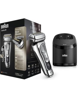 Braun Series 9 9395cc Afeitadora Eléctrica Hombre Última Generación: Afeitadora Barba con Estación Limpieza y Carga Clean&Charge, Funda de Piel, Cromo Foto de portada de Braun Series 9 9395cc Afeitadora Eléctrica Hombre Última Generación: Afeitadora Barba con Estación Limpieza y Carga Clean&Charge, Funda de Piel, Cromo