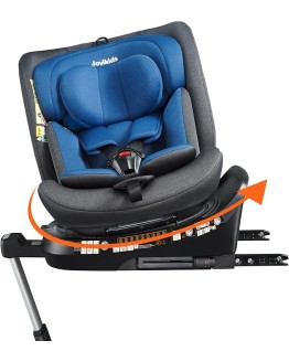 Jovikids I-Size Silla de Coche para Bebé y Niños Giratoria 360 ISOFIX 40-150 cm Grupo 0+1/2/3, 0 Meses – 12 Años, azul Foto de portada de Jovikids I-Size Silla de Coche para Bebé y Niños Giratoria 360 ISOFIX 40-150 cm Grupo 0+1/2/3, 0 Meses - 12 Años, azul