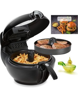 Tefal ActiFry Genius XL 2 en 1 YV9708 – Freidora sin Aceite, Tecnología Dual Motion, Capacidad XL, 9 Programas, Apta para el Lavavajillas para hasta 1,7 kg de Frituras, dos Zonas Cocción, Cocina Sana Foto de portada de Tefal ActiFry Genius XL 2 en 1 YV9708 - Freidora sin Aceite, Tecnología Dual Motion, Capacidad XL, 9 Programas, Apta para el Lavavajillas para hasta 1,7 kg de Frituras, dos Zonas Cocción, Cocina Sana
