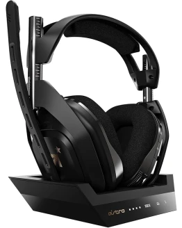 ASTRO Gaming A50 Auriculares inalámbricos para gaming y estación-base de carga, 4a gen, control de balance de juego, voz, 2.4 GHz, 15m alcance, Xbox Series X y S, Xbox One, PC – Negro/Oro Foto de portada de ASTRO Gaming A50 Auriculares inalámbricos para gaming y estación-base de carga, 4a gen, control de balance de juego, voz, 2.4 GHz, 15m alcance, Xbox Series X y S, Xbox One, PC - Negro/Oro