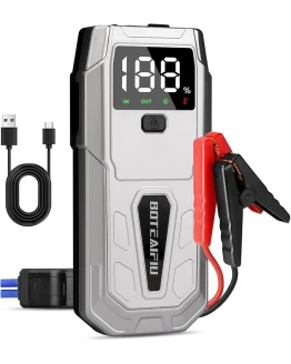 Arrancador de Coches 5000A Arrancador de Baterias de Coche 12V con Pantalla LCD Jump Starter con para Gasolina o 9.5L Diesel luz LED Carga Rápida Foto de portada de Arrancador de Coches 5000A Arrancador de Baterias de Coche 12V con Pantalla LCD Jump Starter con para Gasolina o 9.5L Diesel luz LED Carga Rápida