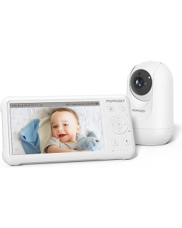 momcozy Babyphone con cámara de 5 Pulgadas, 1080P HD Video vigilabebés sin WiFi con cámara y Audio, batería de 5000 mAh, visión Nocturna infrarroja, Lente Gran Angular de Audio de 2 vías, Modo Vox Foto de portada de momcozy Babyphone con cámara de 5 Pulgadas, 1080P HD Video vigilabebés sin WiFi con cámara y Audio, batería de 5000 mAh, visión Nocturna infrarroja, Lente Gran Angular de Audio de 2 vías, Modo Vox