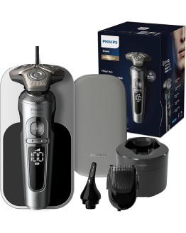 Philips Serie 9000 Prestige Afeitadora Eléctrica Hombre,Máquina de Afeitar Barba con Barbero, 60min de uso, En Seco y Húmedo, Recargable, Centro de Limpieza, Base Carga QI, Naricero, SP9885/35, Cromo Foto de portada de Philips Serie 9000 Prestige Afeitadora Eléctrica Hombre,Máquina de Afeitar Barba con Barbero, 60min de uso, En Seco y Húmedo, Recargable, Centro de Limpieza, Base Carga QI, Naricero, SP9885/35, Cromo