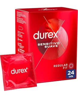 Durex Preservativos Sensitivo Suave, 24 condones Foto de portada de Durex Preservativos Sensitivo Suave, 24 condones